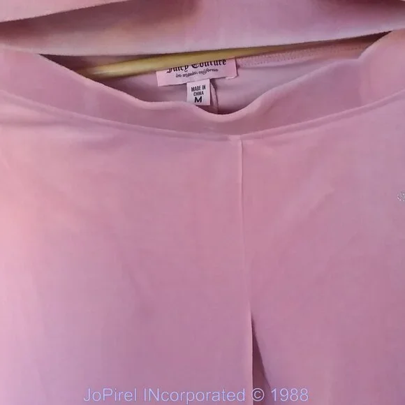 Rare Juicy Couture Baby Pink 2-piece Velvour Set Summer Jam 2026